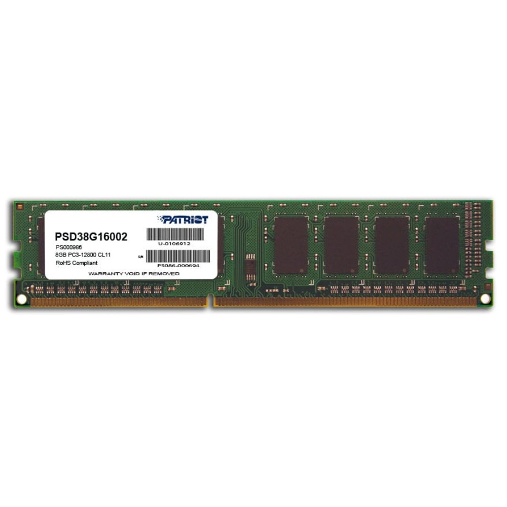 Signature Line 8GB 1600MHz DDR3 Single Rank Desktop Memory