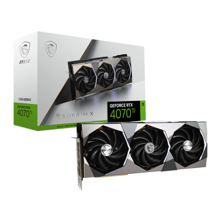 Nvidia GeForce RTX 4070Ti Suprim X 12G GDDR6X 256-BIT Graphics Card