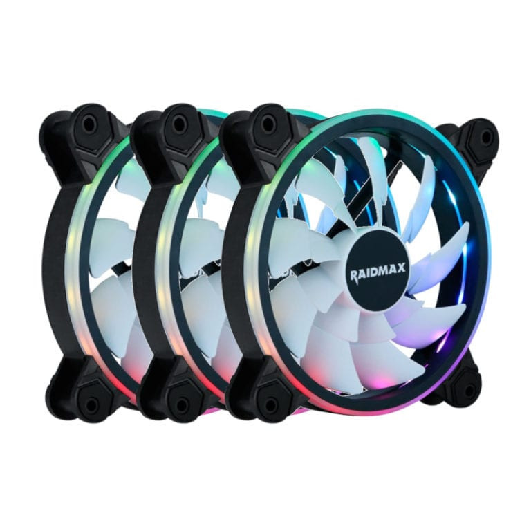 NV-T120FBR3 120mm 3Pin ARGB 3Pack Case Fan