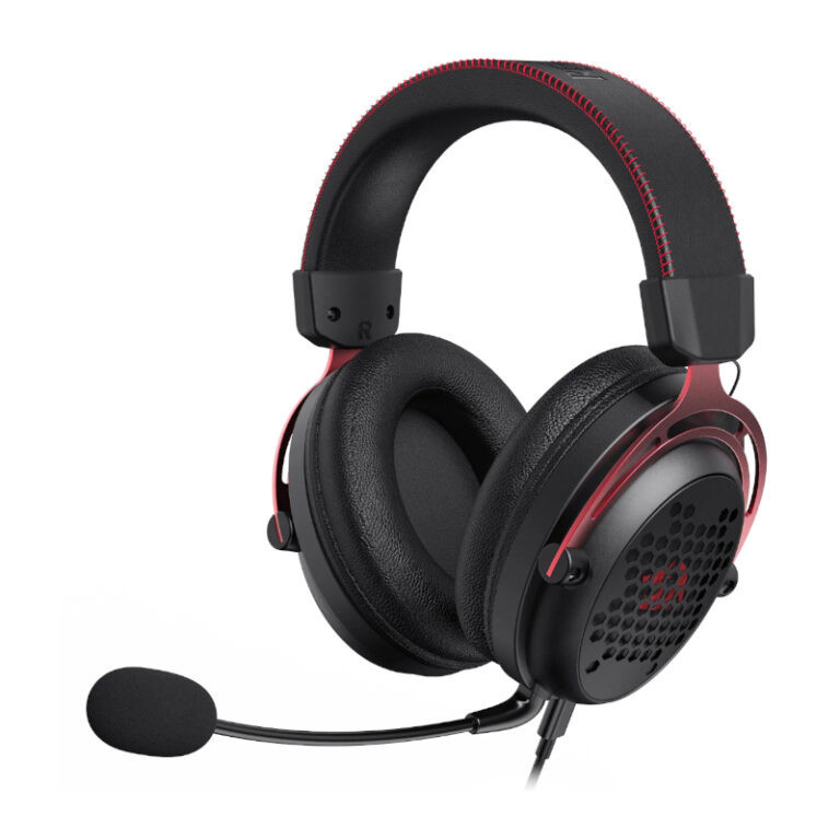 Over-Ear DIOMEDES Honeycomb 3.5mm AUX Gaming Headset - Black