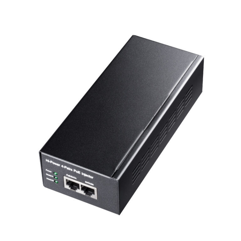 60W Gigabit PoE+ Injector