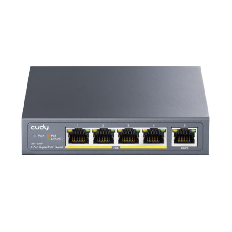 5-Port Gigabit PoE+ Unmanaged Switch