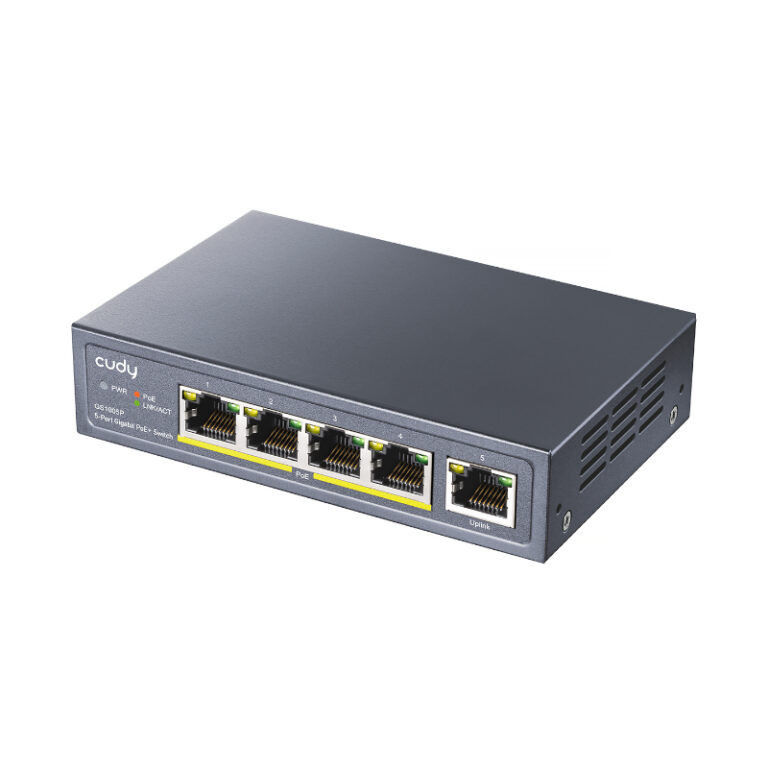 5-Port Gigabit PoE+ Unmanaged Switch