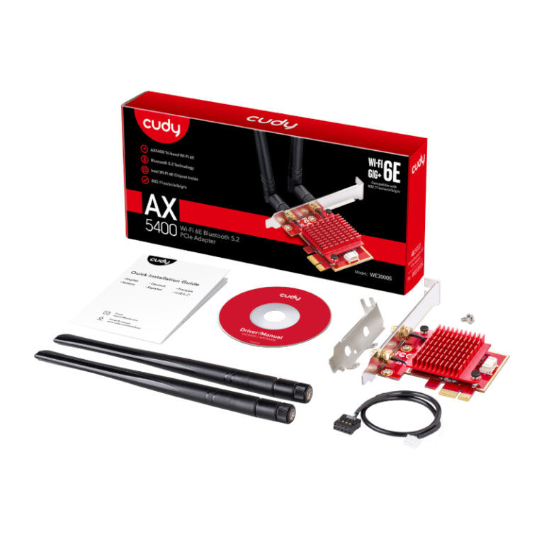 AX5400 WiFi 6E PCI Express Adapter