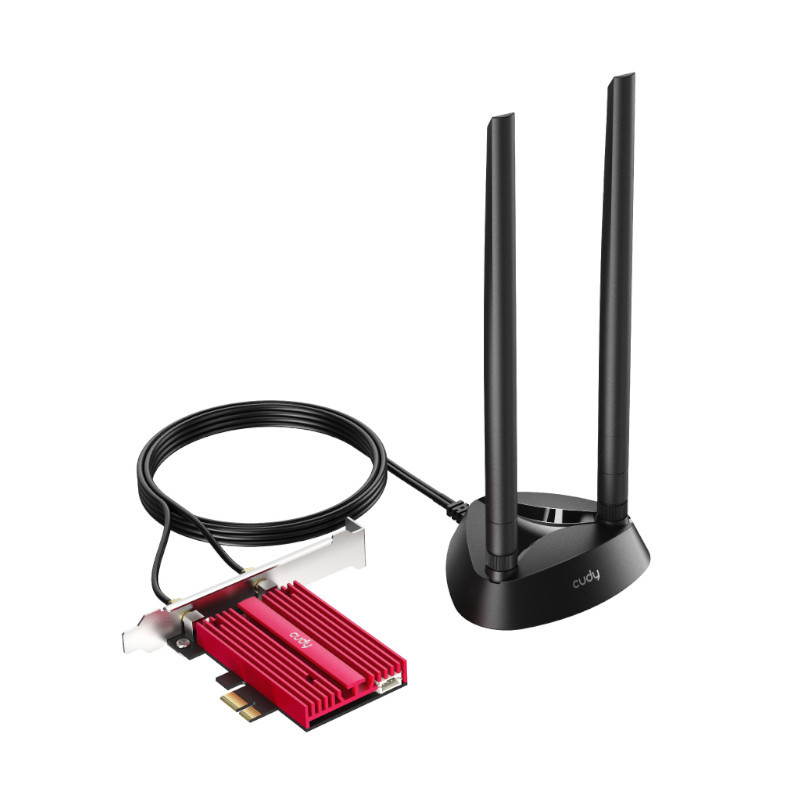 3000Mbps WiFi 6 + BT 5.0 PCI-E Adapter