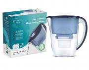Water Jug With 30 Day Filter Plastic Blue 2.8L Oria