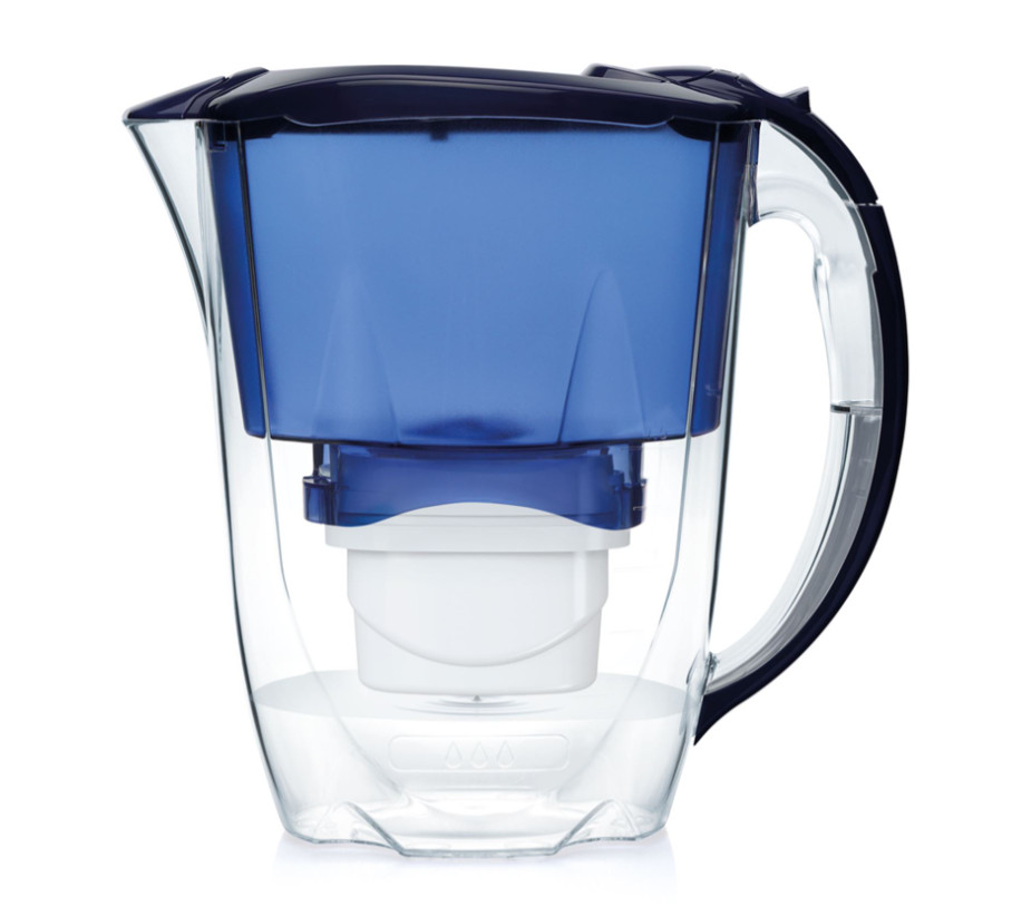 Water Jug With 30 Day Filter Plastic Blue 2.8L Oria