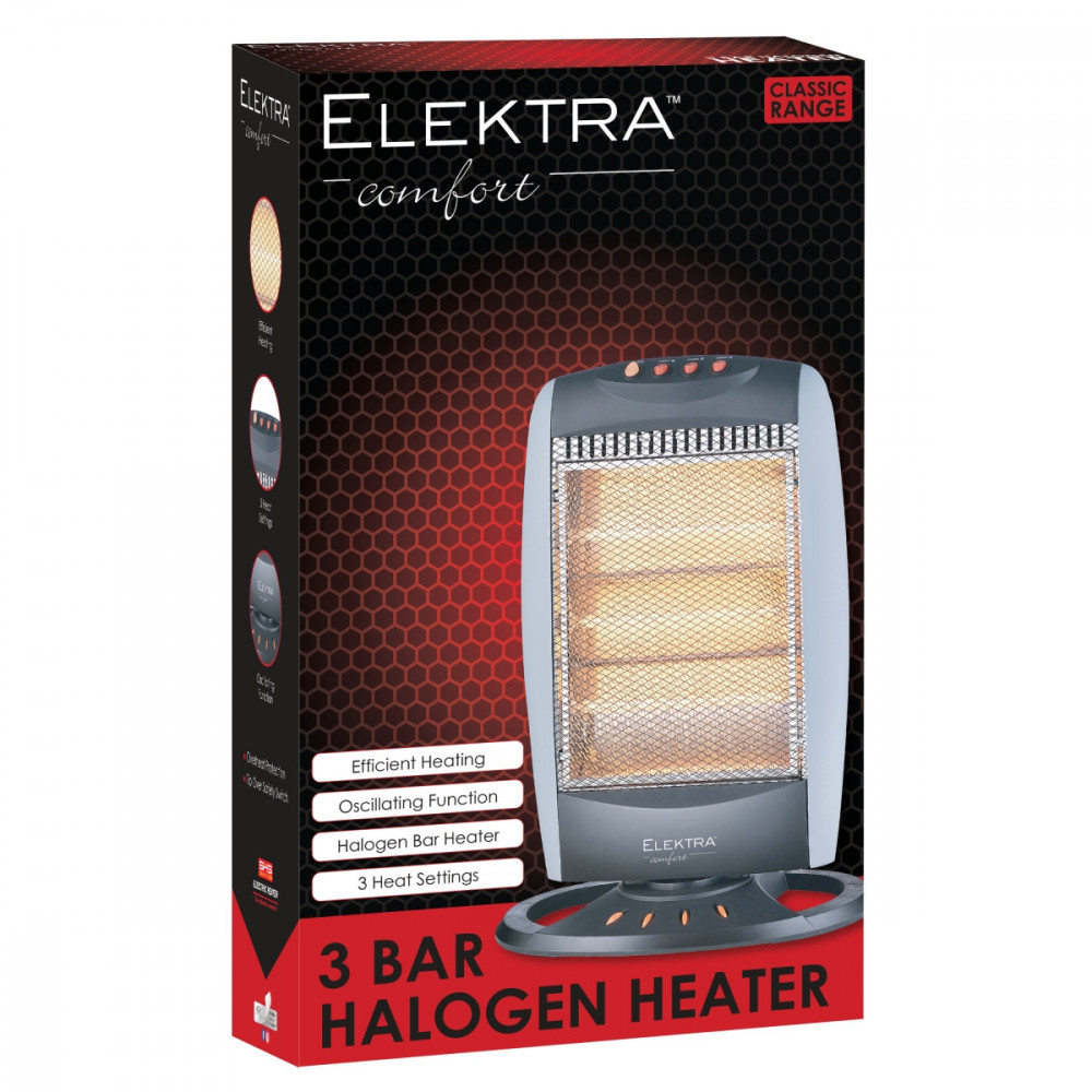 3 Bar Halogen Heater