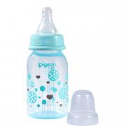 Slim Neck Flexible Peristaltic PP Nursers 120ml S Nipple Blue