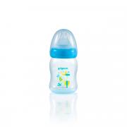 Wide Neck SofTouch Peristaltic Plus™ PP Nursers 160ml SS Nipple Blue