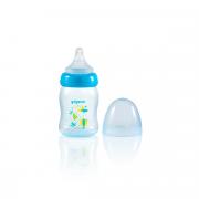 Wide Neck SofTouch Peristaltic Plus™ PP Nursers 160ml SS Nipple Blue