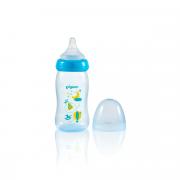 Wide Neck SofTouch Peristaltic Plus™ PP Nursers 240ml M Nipple Blue