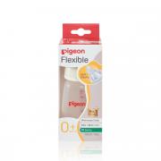 Slim Neck Flexible Peristaltic PP Nursers 240ML M Nipple Clear