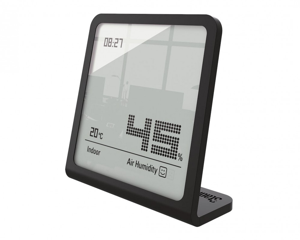 Hygrometer With Digital Led Display Black 3V 