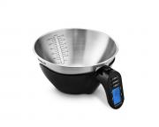 Kitchen Scale Battery Operated Stainless Steel Black 3Kg 