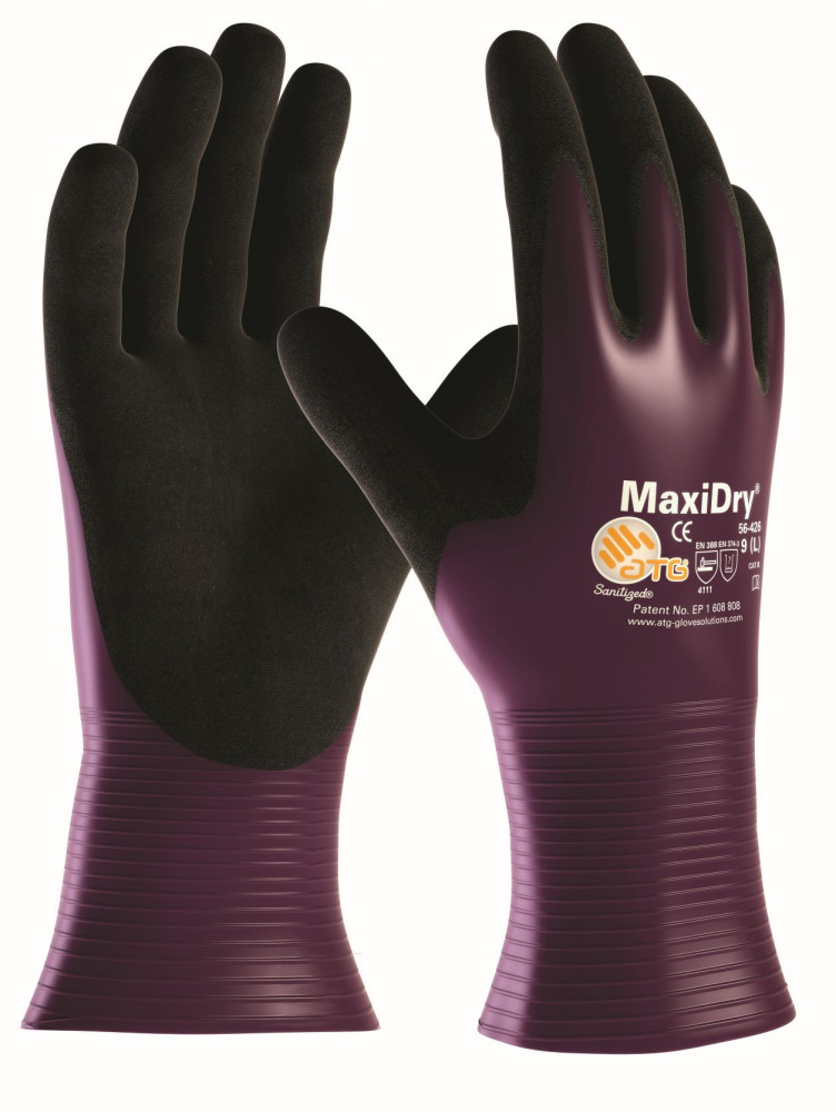 Maxidry Oil Resistant Fully Coated Gloves