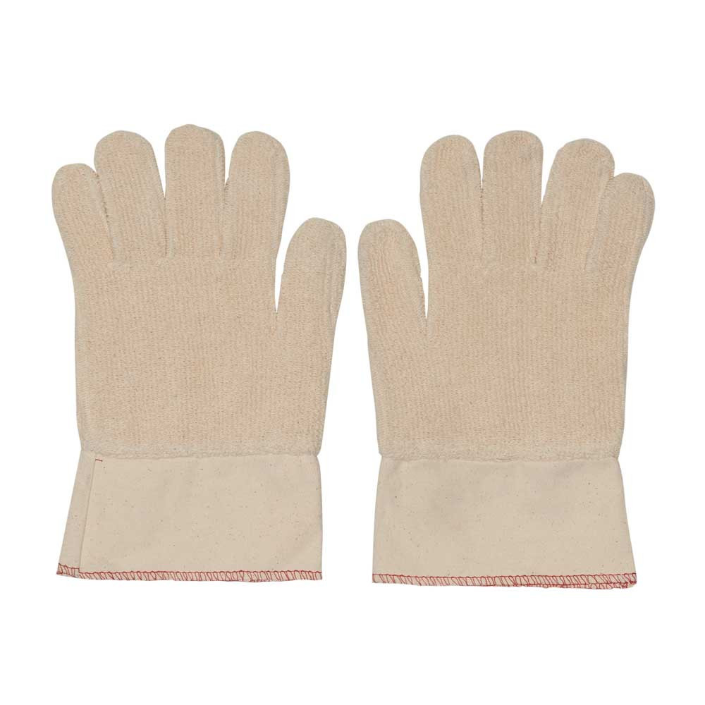 Towelling Canvas Cuff Gloves