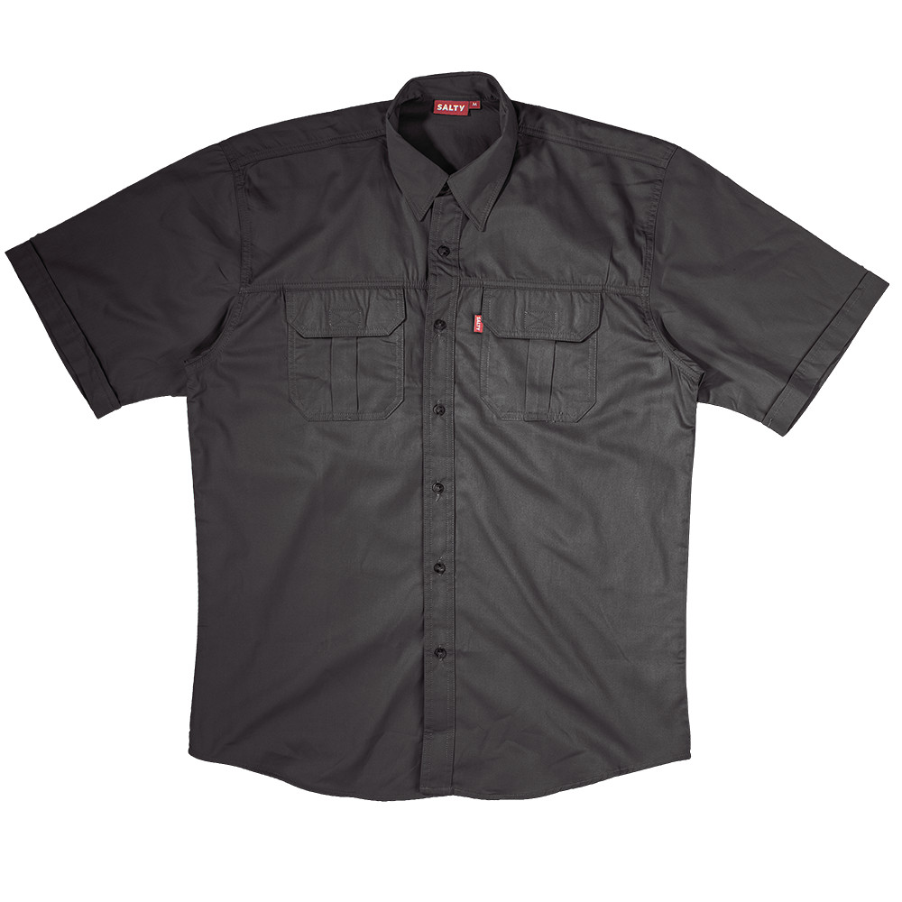 Tugela Plain Bush Shirt - Black
