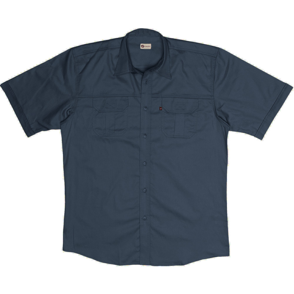 Tugela Plain Bush Shirt - Navy