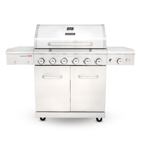 Apex Series 6 Burner Gourmet Plus Patio Gas Braai with Searng Side Burner