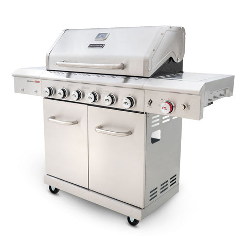 Apex Series 6 Burner Gourmet Plus Patio Gas Braai with Searng Side Burner