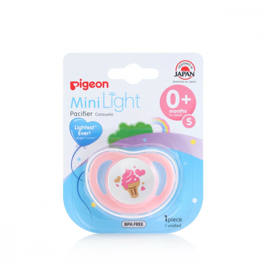 Mini Light Pacifier Girl - Ice Cream (0+ Months) Small