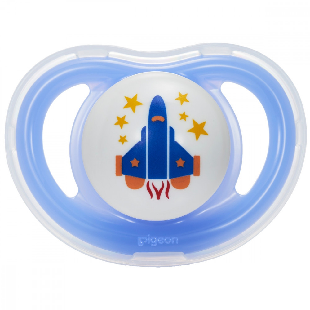 MiniLight Pacifier Boy - Rocket (M) 6+ Months