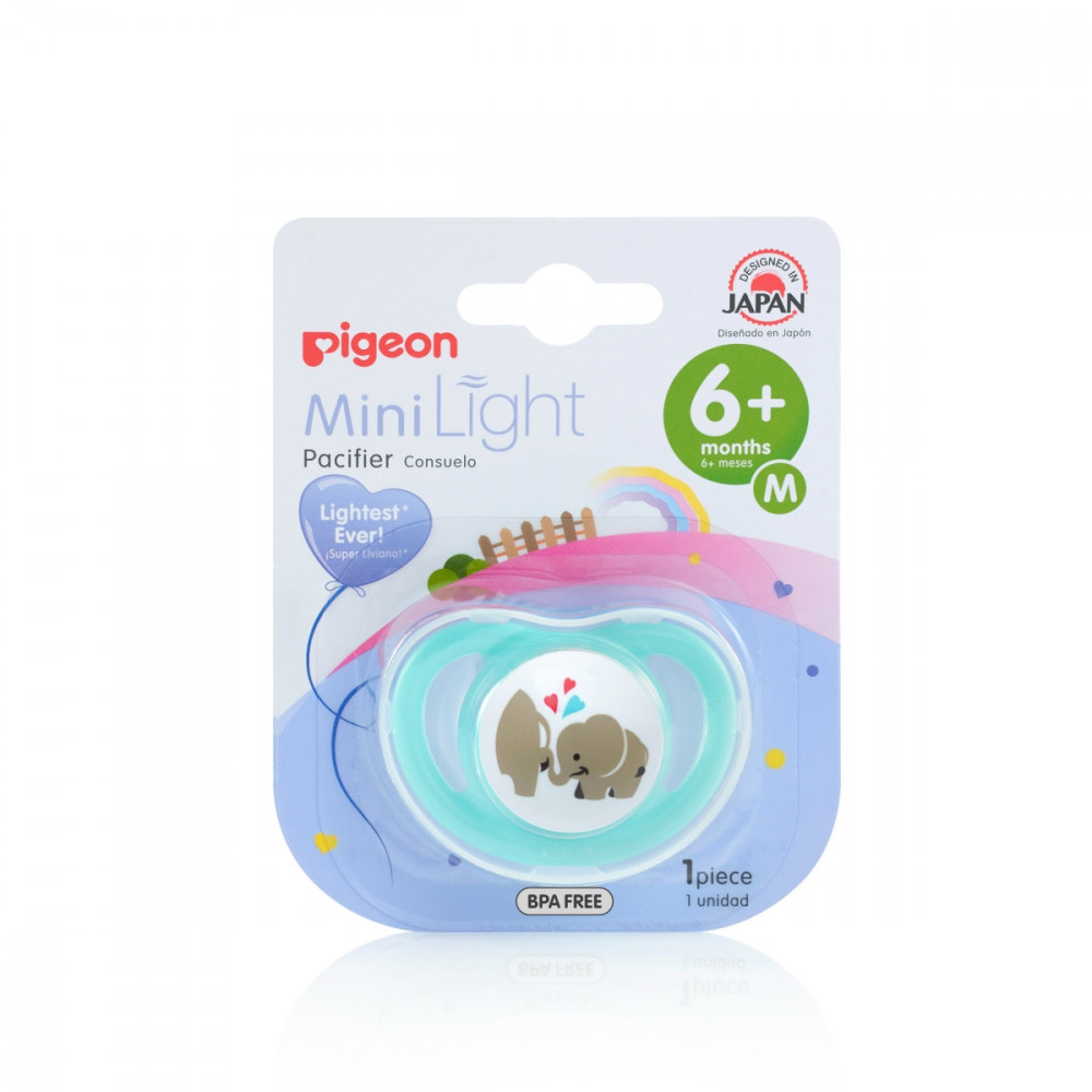 MiniLight Pacifier Unisex Elephant (M) 6+ Months