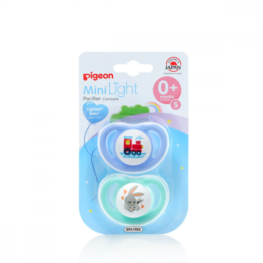 MiniLight Pacifier 2 Piece Boy (S) 0+ Months