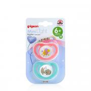 MiniLight Pacifier 2 Piece Girl (M) 6+ Months