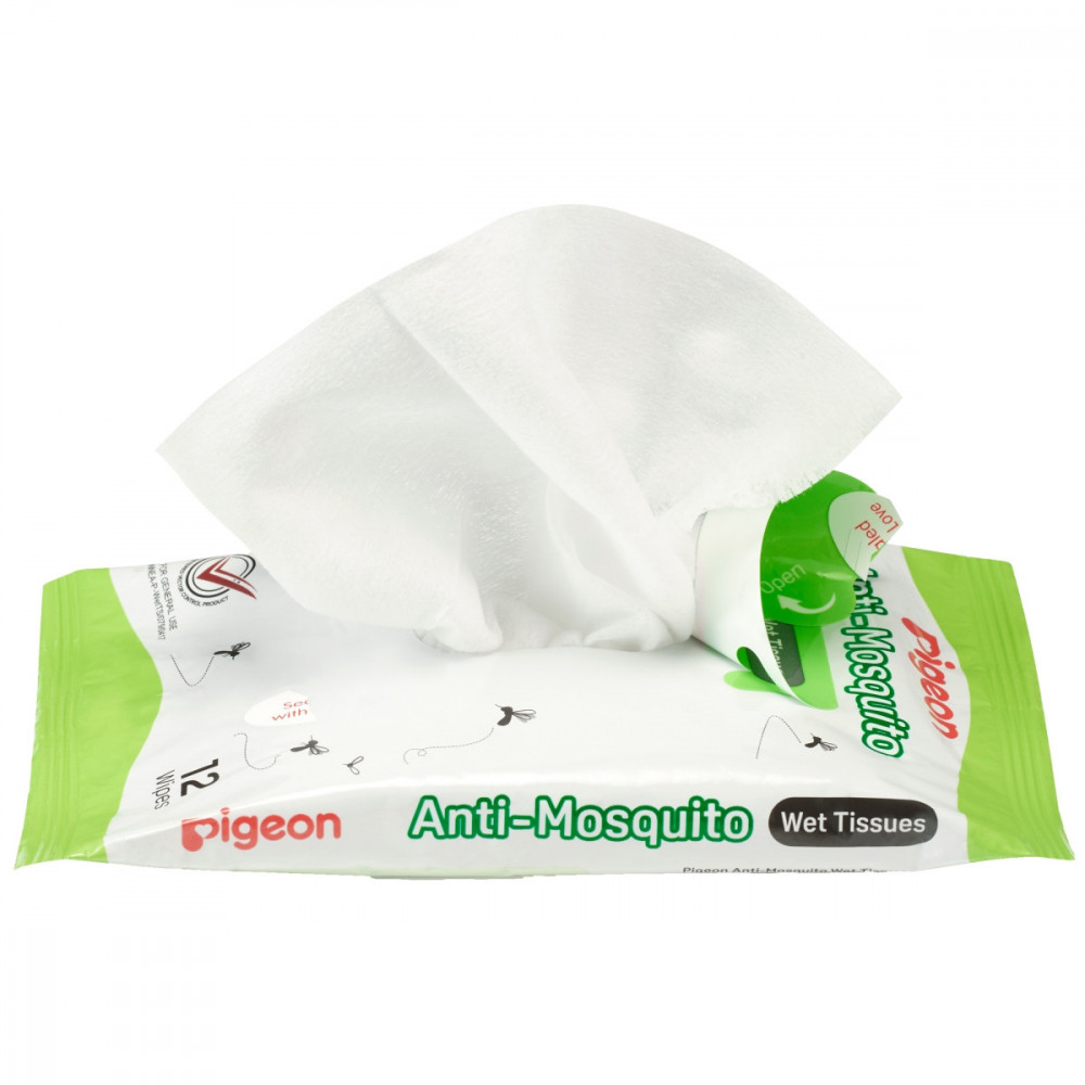 Anti-Mosquito Wipes 12 Piece Pack