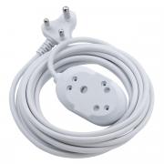 10M Light Duty BTB Extension Lead - White