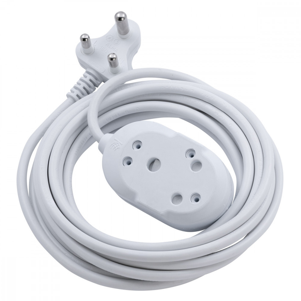 10M Heavy Duty BTB Extension Lead - White