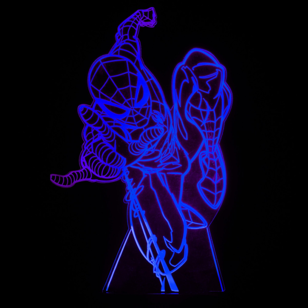 Acrylic Night Light Spiderman