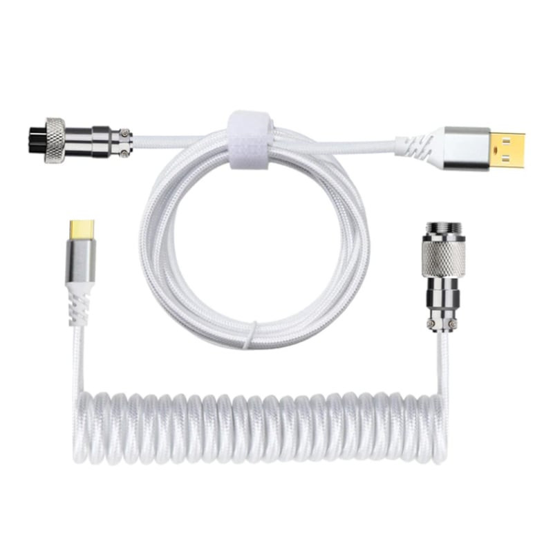 Cable Aviator Coiled Cable - White