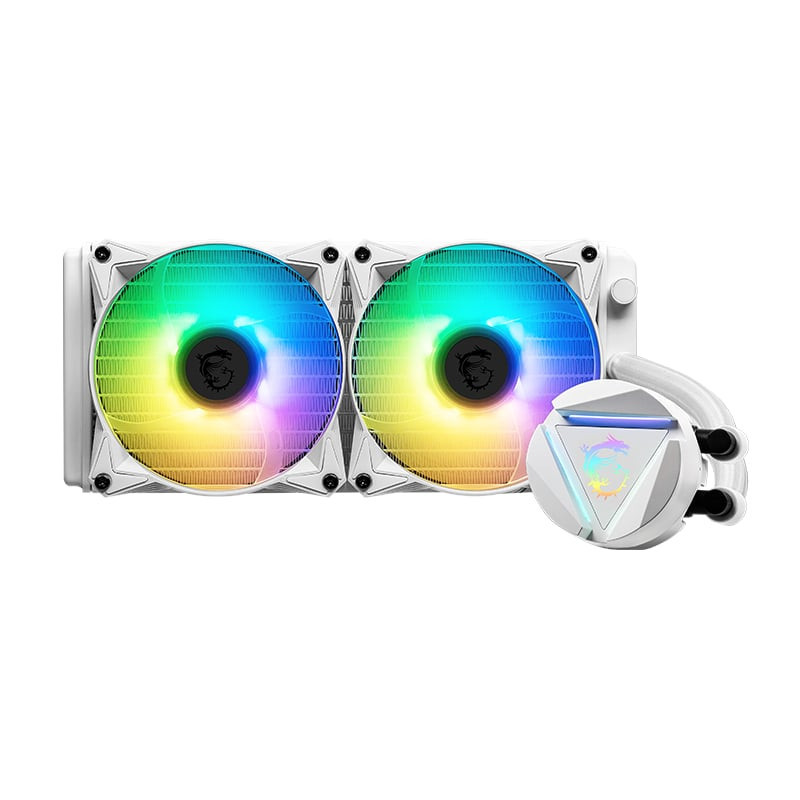 MAG CoreLiquid 240mm ARGB Liquid CPU Cooler V2-White