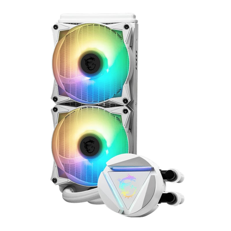 MAG CoreLiquid 240mm ARGB Liquid CPU Cooler V2-White