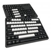 KeyCaps Black and White PBT 150 Key Set