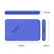 2.5 inch USB3.0 Micro-B to USB-A Hard Drive Enclosure - Blue