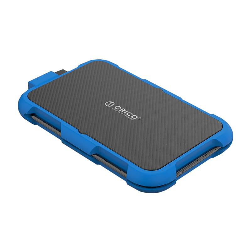 2.5″ USB3.0 External HDD Silica Gel Enclosure - Blue