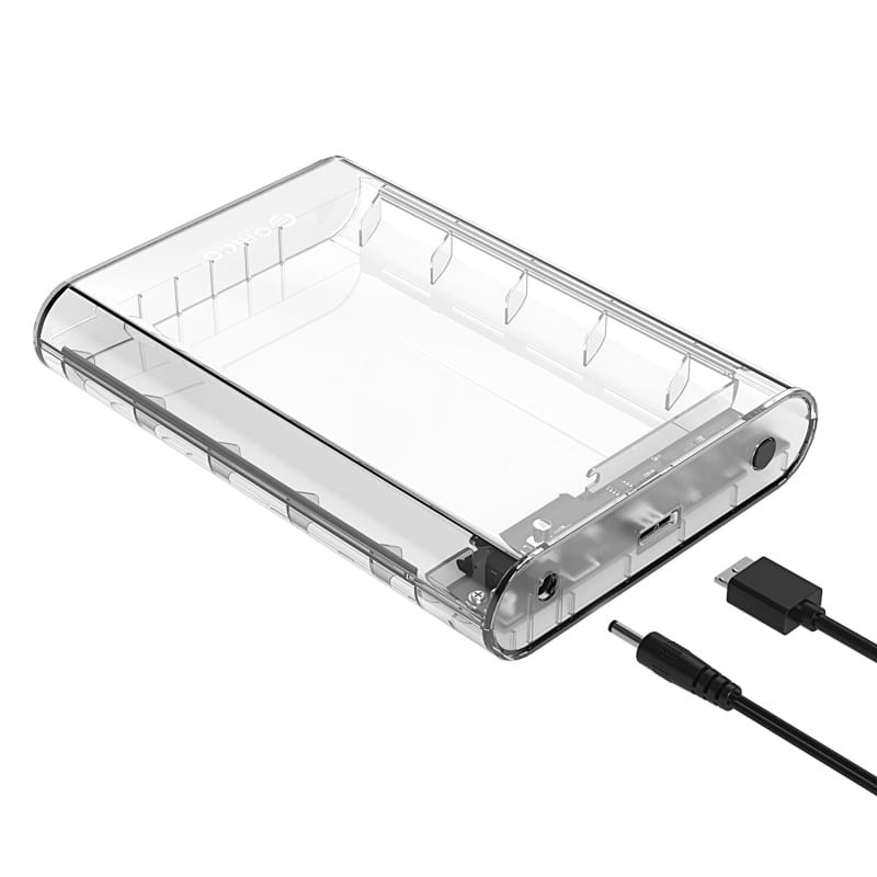 3.5″ USB3.0 External HDD Enclosure Transparent