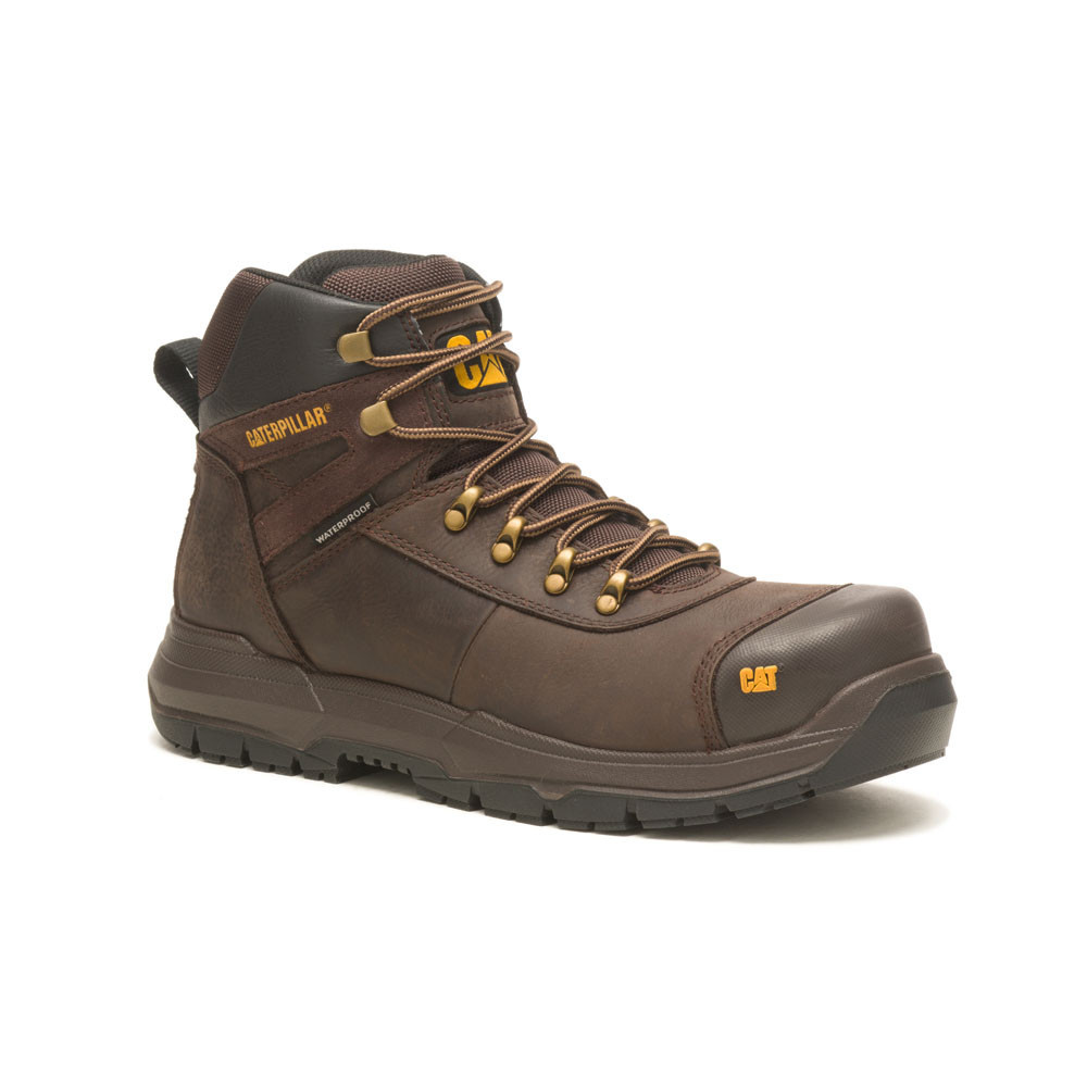Pneumatic 2.0 Lace-Up Boot Steel Toe Cap - Brown