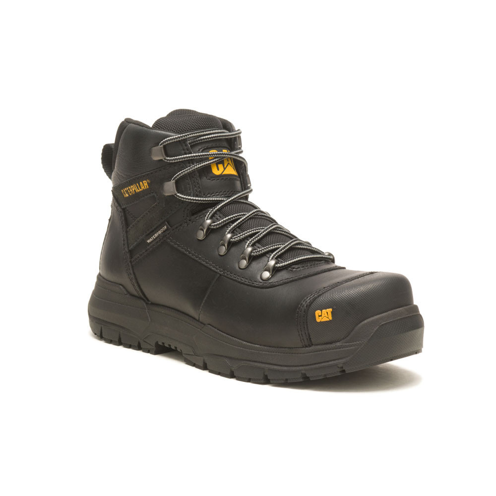 Pneumatic 2.0 Lace-Up Boot Steel Toe Cap - Black