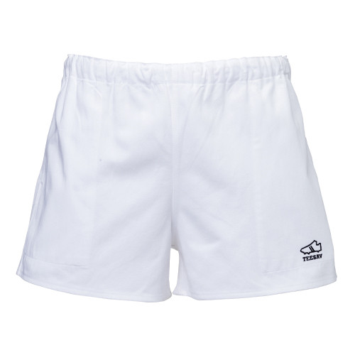 100% Brushed Cotton Boxer - White