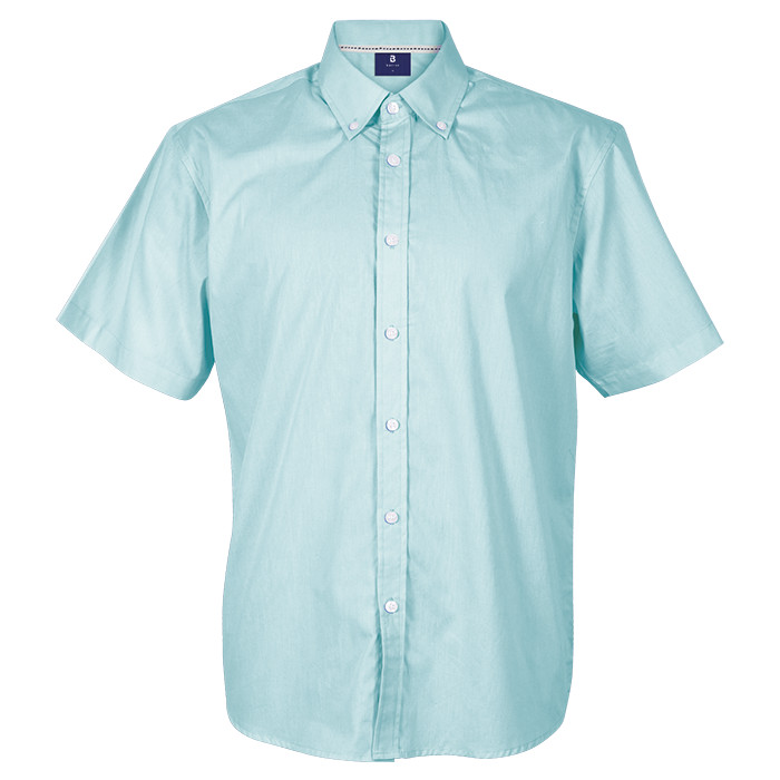 Mens Short Sleeve Prime Cotton Lounge Shirt