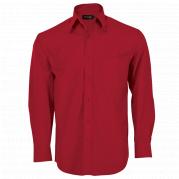 Mens Long Sleeve Basic Poly Cotton Lounge Shirt