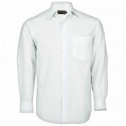 Mens Long Sleeve Basic Poly Cotton Lounge Shirt