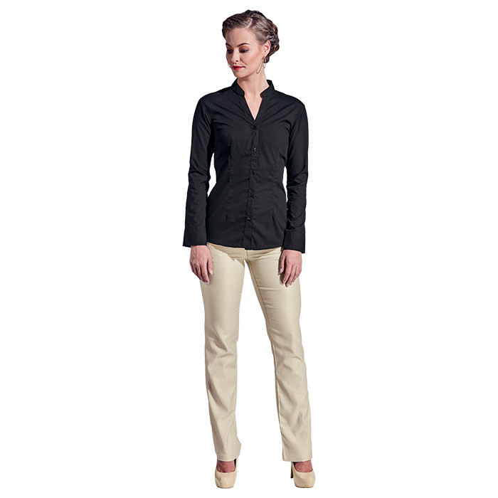 Ladies Barista Blouse Long Sleeve