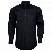 Mens Brushed Cotton Twill Lounge Shirt Long Sleeve