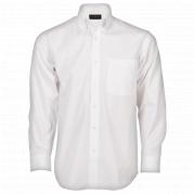 Mens Brushed Cotton Twill Lounge Shirt Long Sleeve